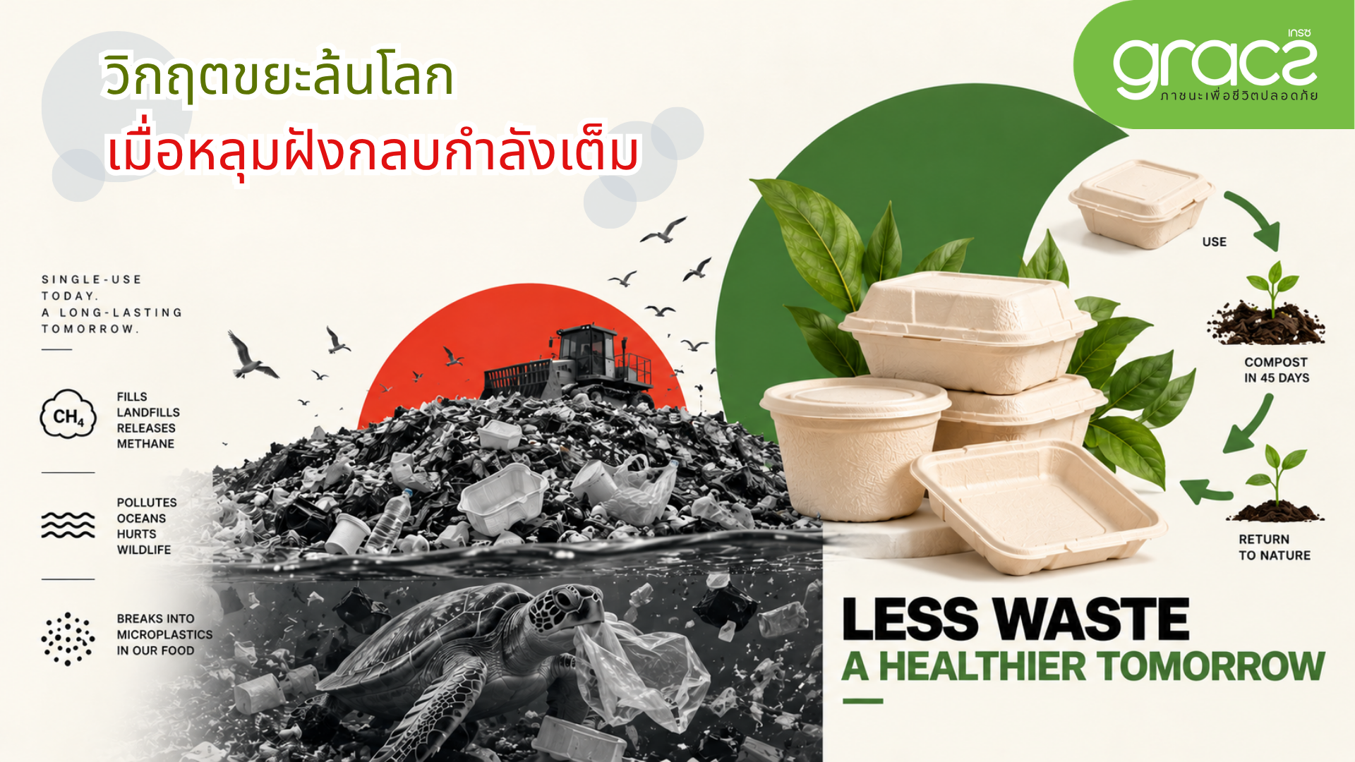วิกฤตขยะล้นโลก: เมื่อหลุมฝังกลบกำลังเต็ม และทางรอดที่ต้องเริ่มตั้งแต่วันนี้
