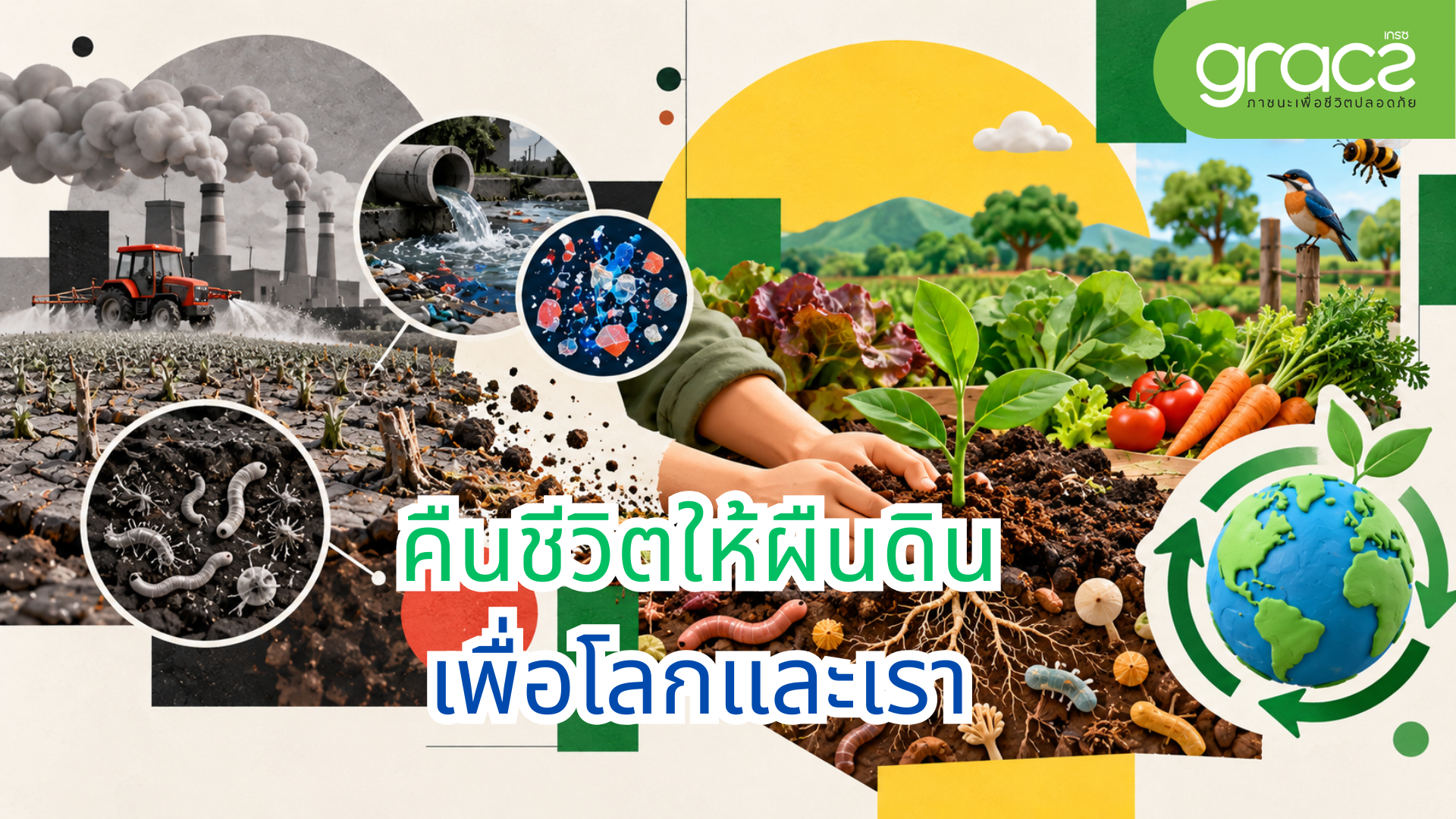 คืนชีวิตให้ผืนดิน: ฟื้นฟูระบบนิเวศด้วยแนวคิด 'เกษตรอินทรีย์' เพื่อโลกและเรา
