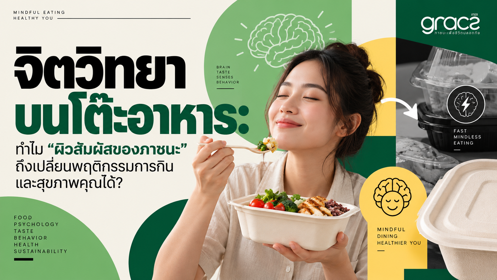 จิตวิทยาบนโต๊ะอาหาร: ทำไม “ผิวสัมผัสของภาชนะ” ถึงเปลี่ยนพฤติกรรมการกินและสุขภาพคุณได้?
