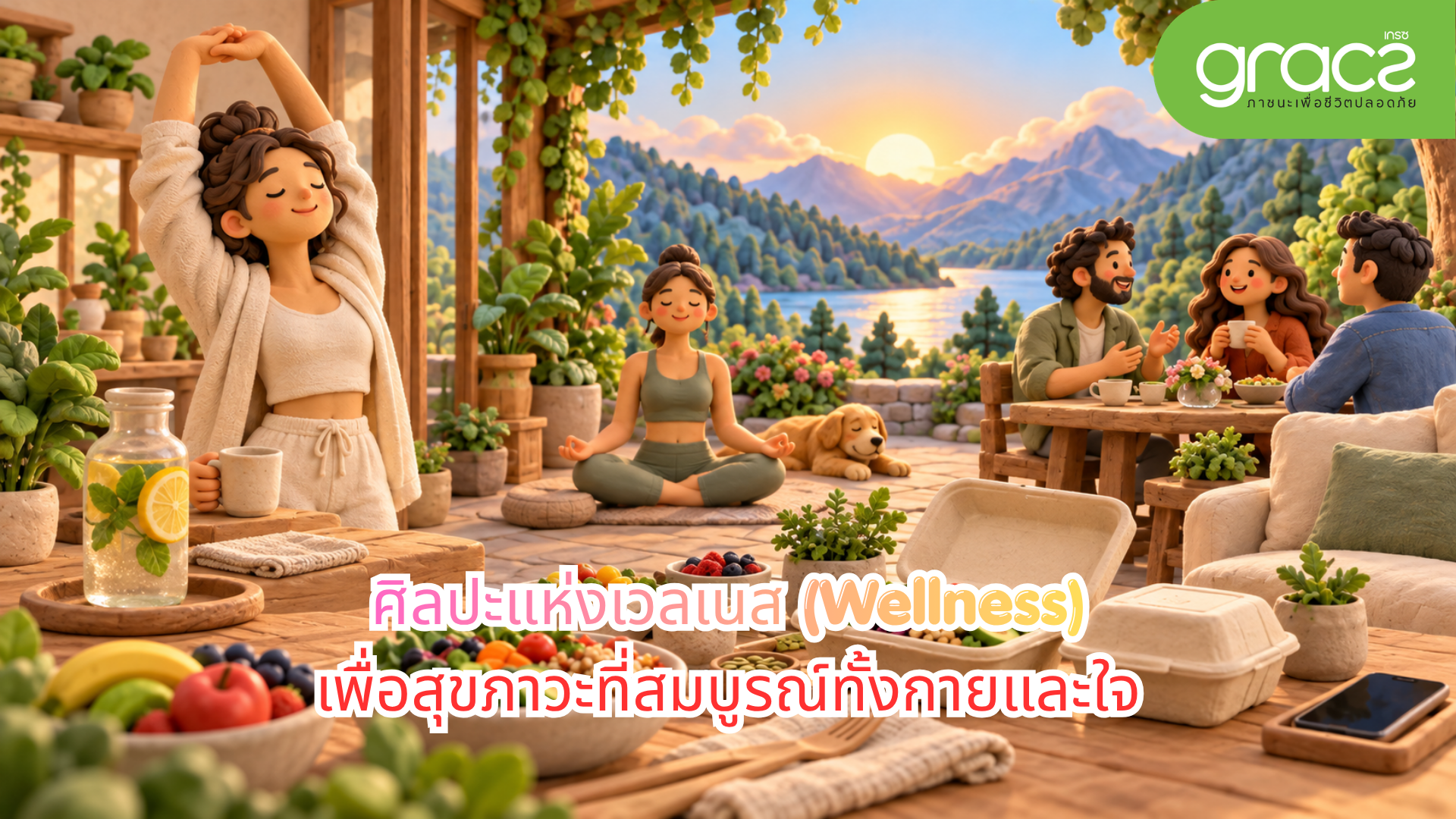 ศิลปะแห่งเวลเนส (Wellness): ออกแบบสมดุลชีวิตรอบด้าน เพื่อสุขภาวะที่สมบูรณ์ทั้งกายและใจ