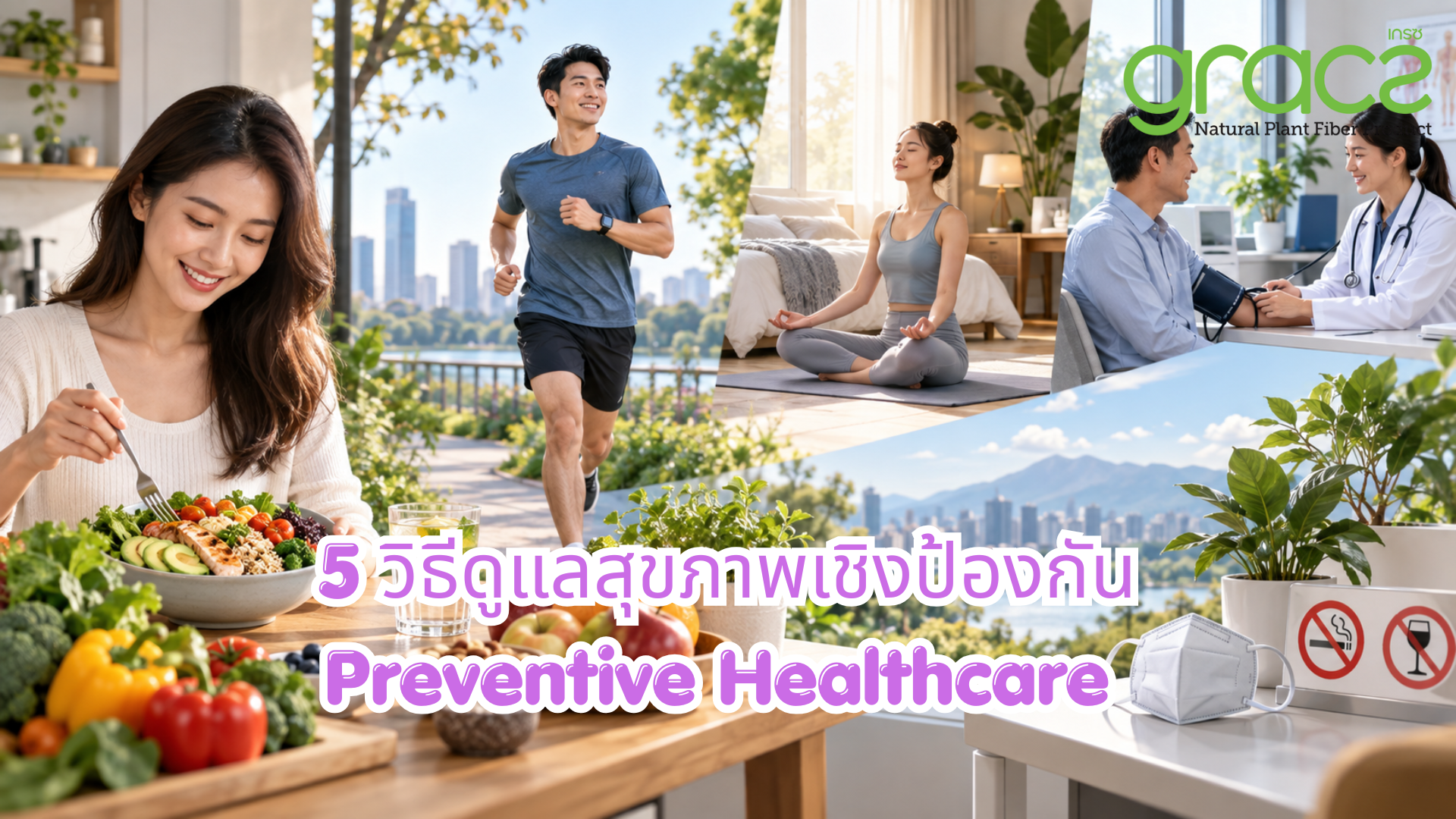 5 วิธีดูแลสุขภาพเชิงป้องกัน (Preventive Healthcare) ลดความเสี่ยงโรคเรื้อรังที่คุณทำได้เอง