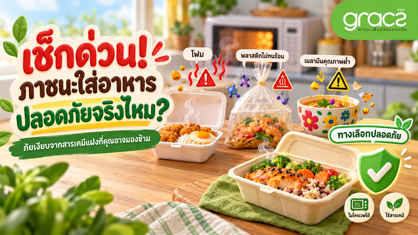 เช็กด่วน! ภาชนะใส่อาหาร ปลอดภัยจริงไหม? ภัยเงียบจากสารเคมีแฝงที่คุณอาจมองข้าม