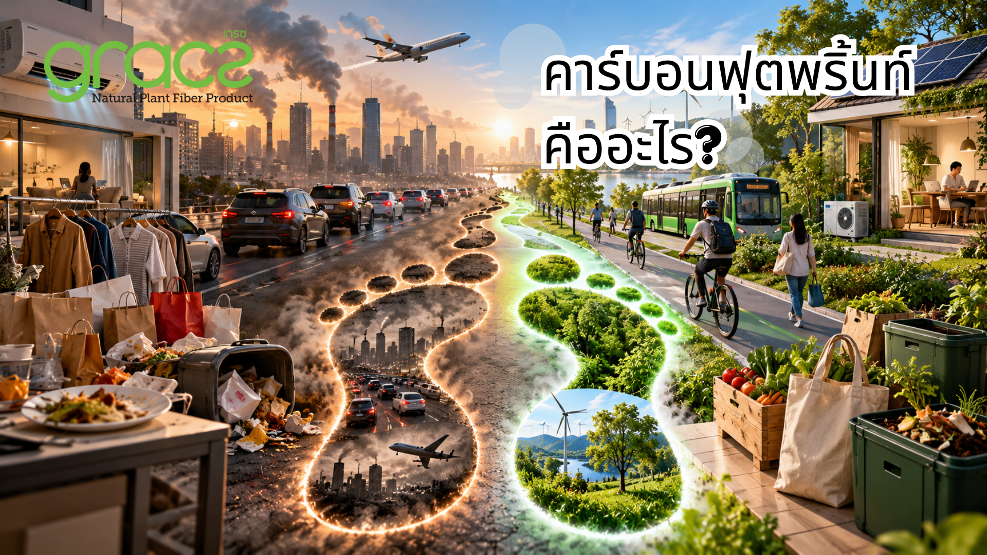 "คาร์บอนฟุตพริ้นท์" (Carbon Footprint) คืออะไร? ทำไมทุกคนถึงต้องรู้และช่วยกันลด