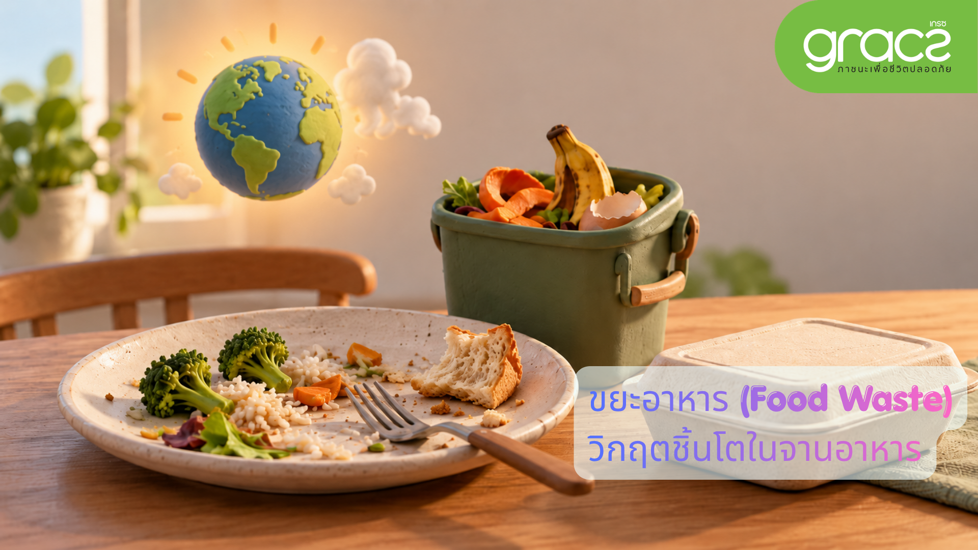 ขยะอาหาร (Food Waste): วิกฤตชิ้นโตในจานอาหารที่ส่งผลกระทบต่อโลกร้อนมากกว่าที่คุณคิด