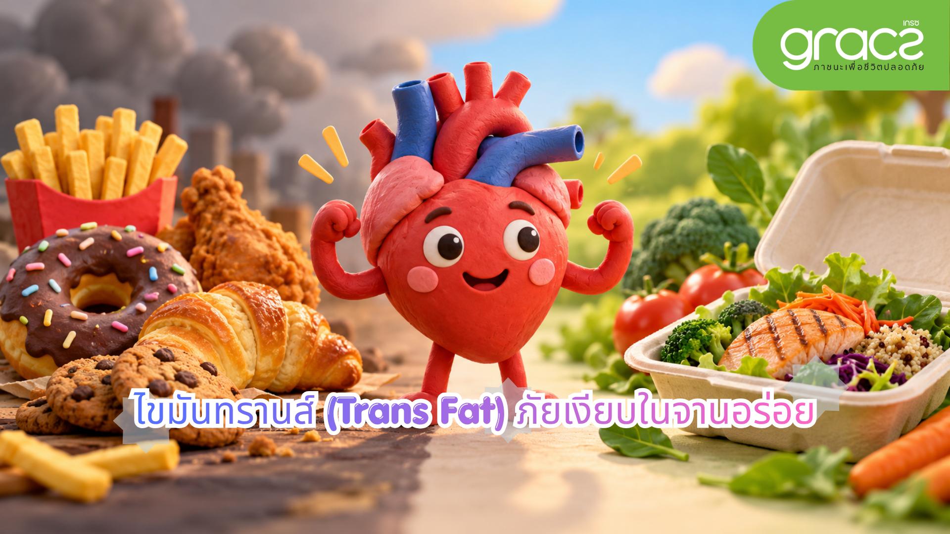 ไขมันทรานส์ (Trans Fat) ภัยเงียบในจานอร่อย: รู้ทันอันตรายเพื่อปกป้องหัวใจของคุณ