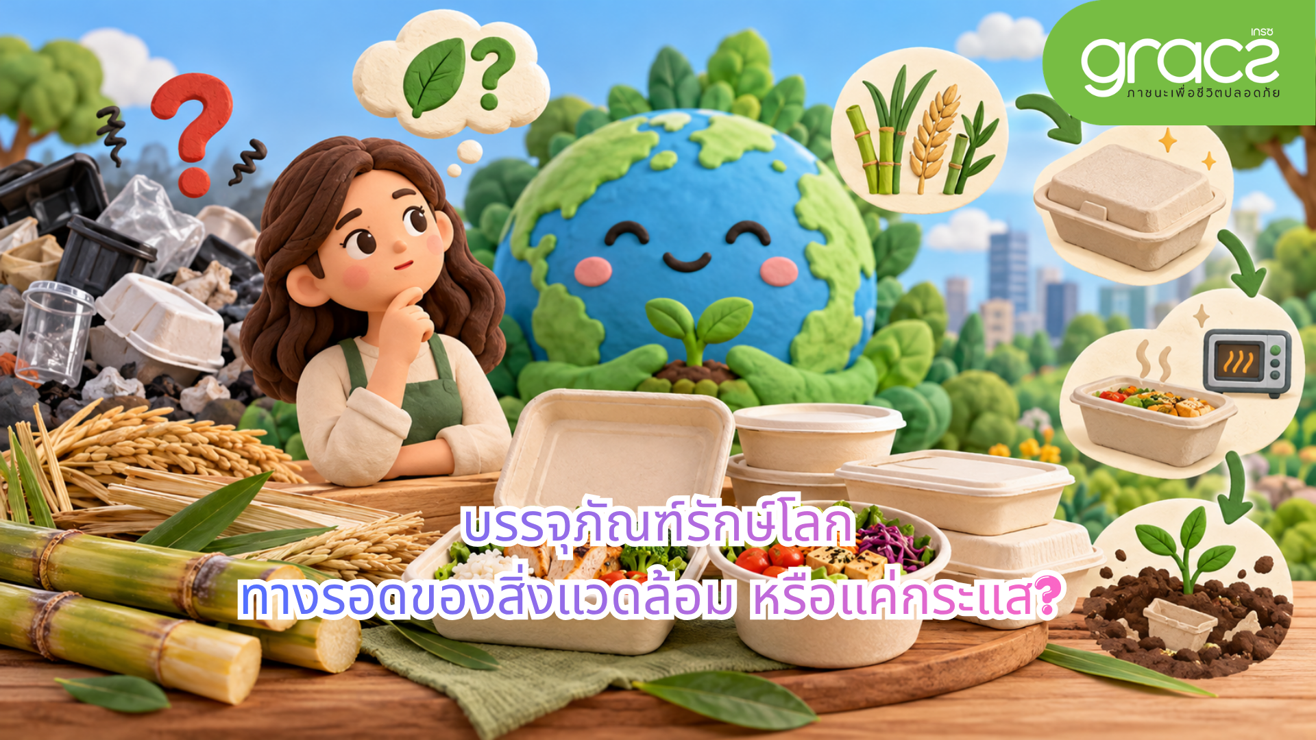 บรรจุภัณฑ์รักษ์โลก ทางรอดของสิ่งแวดล้อม หรือแค่กระแส? เจาะลึกวิธีเลือกให้ดีต่อโลกและปลอดภัยต่อสุขภาพ